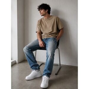 PacSun Mens Skinniest Fit Jeans 30x30 Denim STAINED NWT Streetwear Y2K
